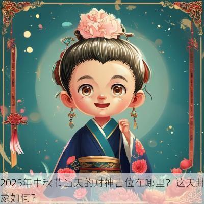 2025年中秋节当天的财神吉位在哪里？这天卦象如何？