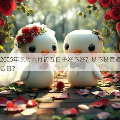 2025年农历六月初五日子好不好？是不是黄道吉日？