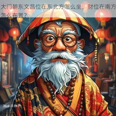 大门朝东文昌位在东北方怎么坐，财位在南方怎么布置？