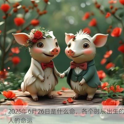 2025年6月26日是什么命，各个时辰出生的人的命运