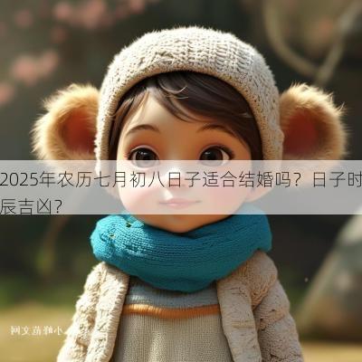 2025年农历七月初八日子适合结婚吗？日子时辰吉凶？