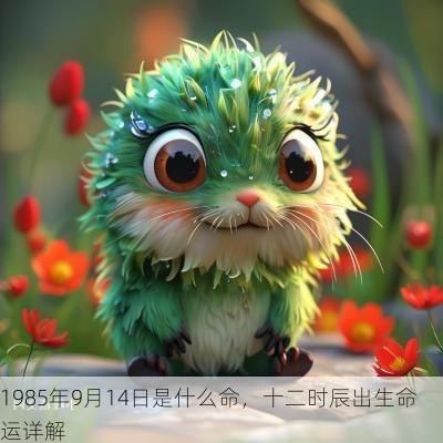 1985年9月14日是什么命，十二时辰出生命运详解