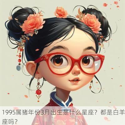 1995属猪年份3月出生是什么星座？都是白羊座吗？