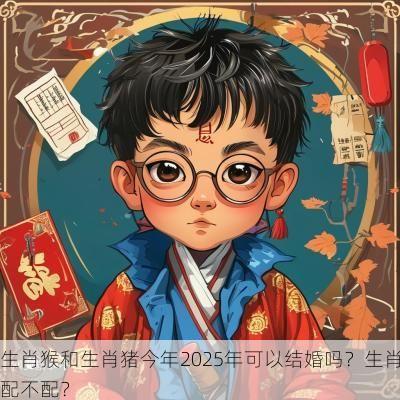 生肖猴和生肖猪今年2025年可以结婚吗？生肖配不配？