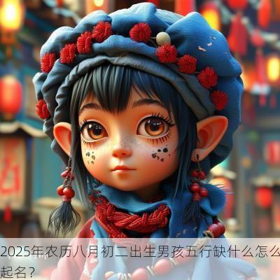 2025年农历八月初二出生男孩五行缺什么怎么起名？
