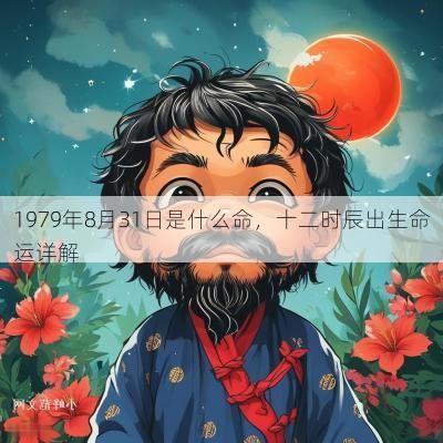 1979年8月31日是什么命，十二时辰出生命运详解