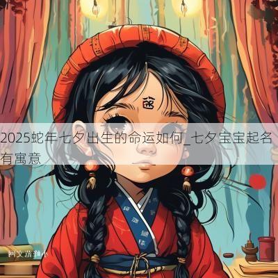2025蛇年七夕出生的命运如何_七夕宝宝起名有寓意
