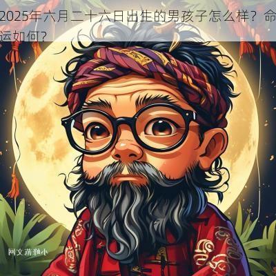 2025年六月二十六日出生的男孩子怎么样？命运如何？