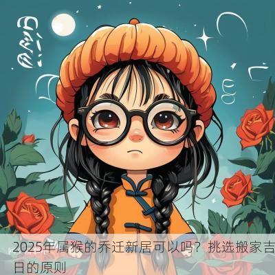2025年属猴的乔迁新居可以吗？挑选搬家吉日的原则