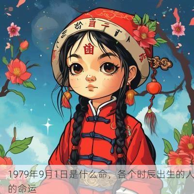 1979年9月1日是什么命，各个时辰出生的人的命运