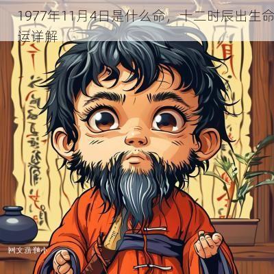 1977年11月4日是什么命，十二时辰出生命运详解
