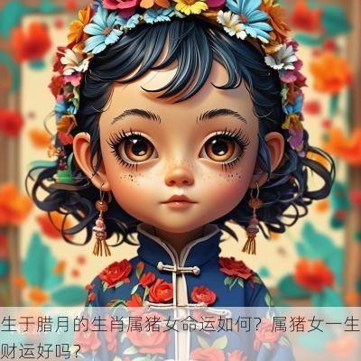 生于腊月的生肖属猪女命运如何？属猪女一生财运好吗？