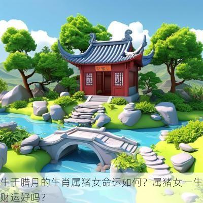 生于腊月的生肖属猪女命运如何？属猪女一生财运好吗？