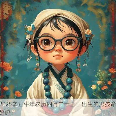 2025辛丑蛇年农历四月二十三日出生的男孩命好吗？
