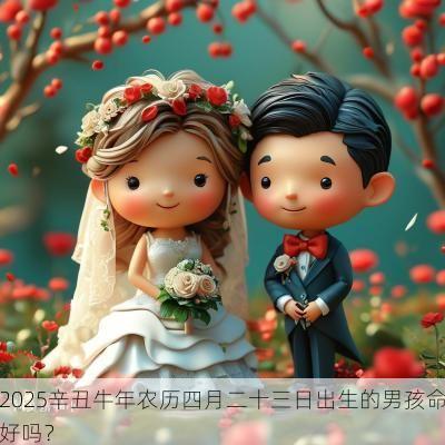 2025辛丑蛇年农历四月二十三日出生的男孩命好吗？