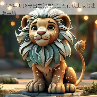 2025年9月8号出生的男宝宝五行缺土取名注意事项