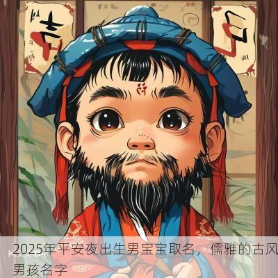 2025年平安夜出生男宝宝取名，儒雅的古风男孩名字