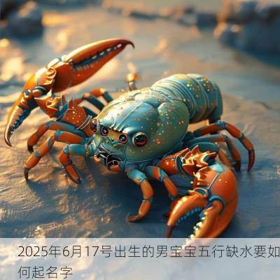 2025年6月17号出生的男宝宝五行缺水要如何起名字