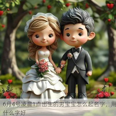 6月4号凌晨1点出生的男宝宝怎么起名字，用什么字好