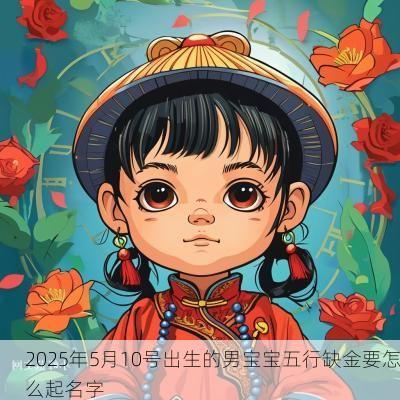 2025年5月10号出生的男宝宝五行缺金要怎么起名字