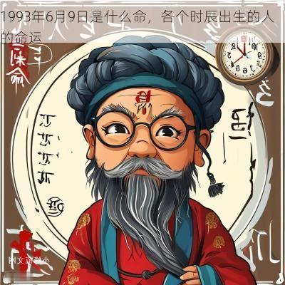 1993年6月9日是什么命，各个时辰出生的人的命运