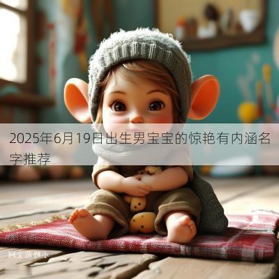 2025年6月19日出生男宝宝的惊艳有内涵名字推荐