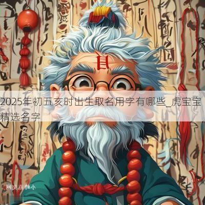 2025年初五亥时出生取名用字有哪些_虎宝宝精选名字
