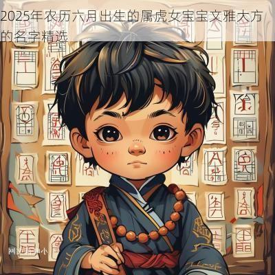 2025年农历六月出生的属虎女宝宝文雅大方的名字精选