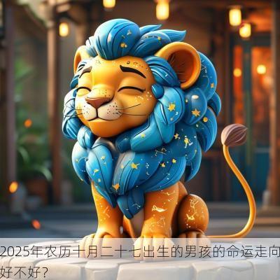 2025年农历十月二十七出生的男孩的命运走向好不好？