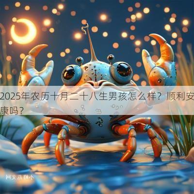 2025年农历十月二十八生男孩怎么样？顺利安康吗？