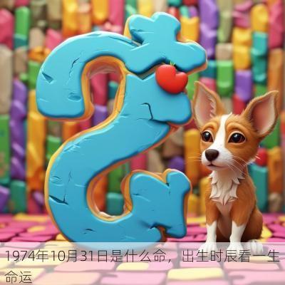 1974年10月31日是什么命，出生时辰看一生命运