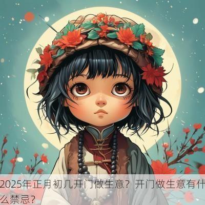2025年正月初几开门做生意？开门做生意有什么禁忌？