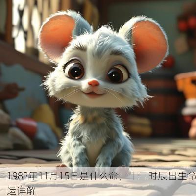 1982年11月15日是什么命，十二时辰出生命运详解