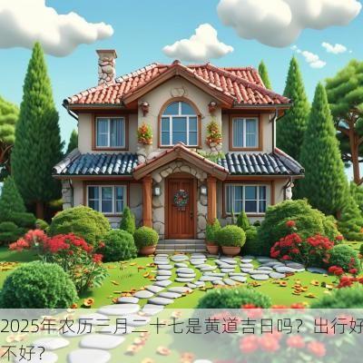 2025年农历三月二十七是黄道吉日吗？出行好不好？