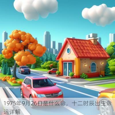 1975年9月26日是什么命，十二时辰出生命运详解
