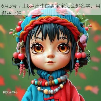 6月3号早上8点出生的男宝宝怎么起名字，用哪些字好