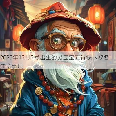 2025年12月2号出生的男宝宝五行缺木取名注意事项