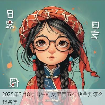 2025年3月8号出生的女宝宝五行缺金要怎么起名字