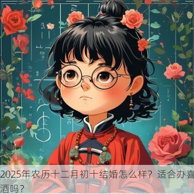 2025年农历十二月初十结婚怎么样？适合办喜酒吗？