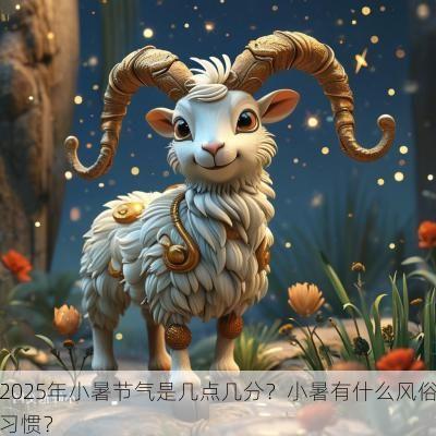 2025年小暑节气是几点几分？小暑有什么风俗习惯？
