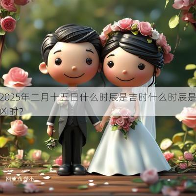 2025年二月十五日什么时辰是吉时什么时辰是凶时？