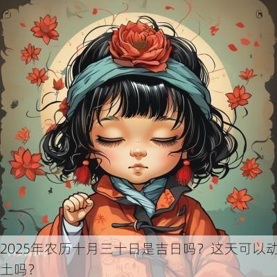 2025年农历十月三十日是吉日吗？这天可以动土吗？