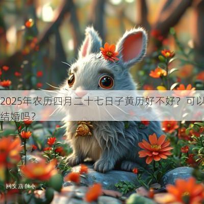 2025年农历四月二十七日子黄历好不好?可以结婚吗? 2025年农历四月二十七日子黄历好不好?可以结婚吗?
