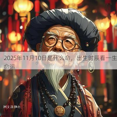 2025年11月10日是什么命，出生时辰看一生命运