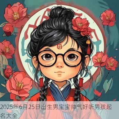 2025年6月25日出生男宝宝帅气好听男孩起名大全