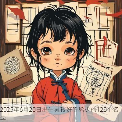 2025年6月20日出生男孩好听稀少的120个名字