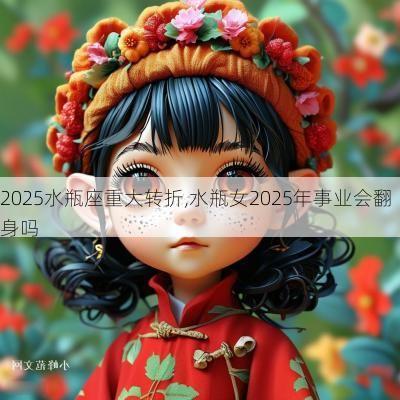 2025水瓶座重大转折,水瓶女2025年事业会翻身吗