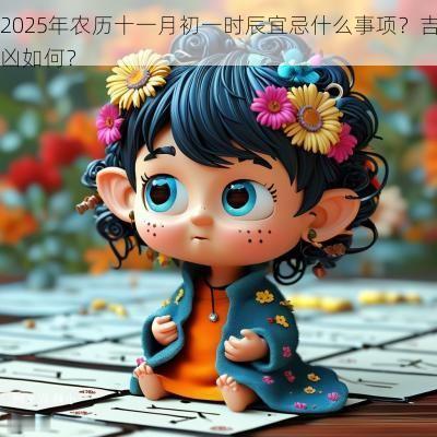 2025年农历十一月初一时辰宜忌什么事项？吉凶如何？