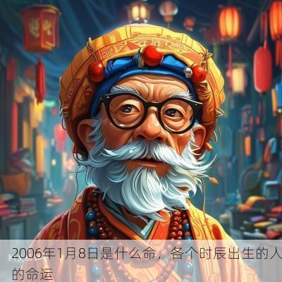2006年1月8日是什么命，各个时辰出生的人的命运