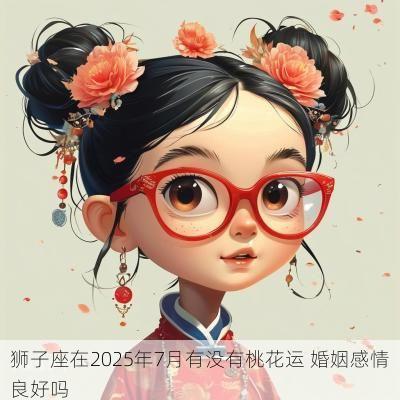 狮子座在2025年7月有没有桃花运 婚姻感情良好吗